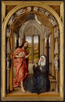 Christ Appearing to His Mother — Juan de Flandes