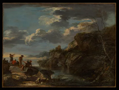 Bandits on a Rocky Coast — Salvator Rosa