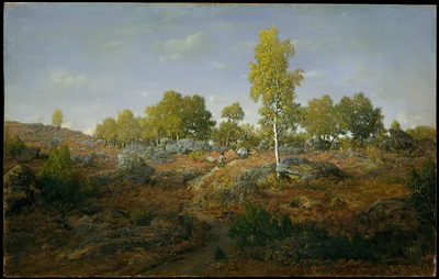 An Early Summer Morning in the Forest of Fontainebleau — Théodore Rousseau