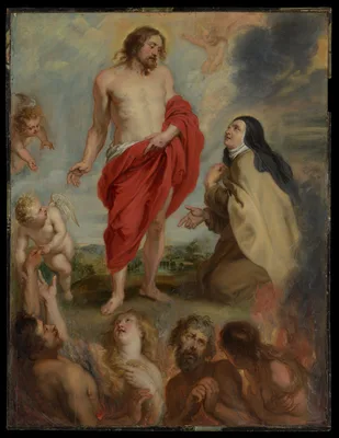 Saint Teresa of Ávila Interceding for Souls in Purgatory — Peter Paul Rubens