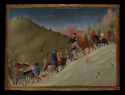 The Journey of the Magi — Sassetta