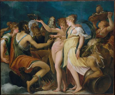 The Marriage of Cupid and Psyche — Andrea Schiavone