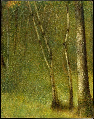The Forest at Pontaubert — Georges Seurat