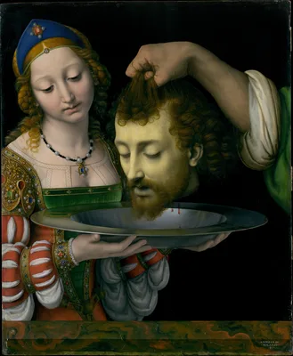 Salome with the Head of Saint John the Baptist — Andrea Solari