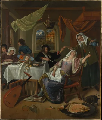 The Dissolute Household — Jan Steen