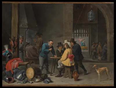 Guardroom with the Deliverance of Saint Peter — David Teniers the Younger