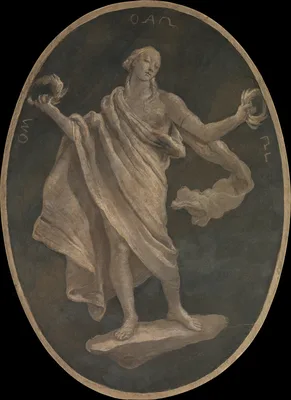 Allegorical Figure Representing a Virtue, Possibly Patriotism — Giovanni Battista Tiepolo