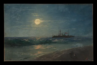 Ship by Moonlight — Ivan Aivazovsky