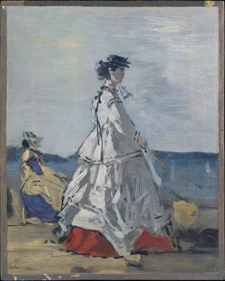 Princess Pauline Metternich (1836–1921) on the Beach — Eugène Louis Boudin