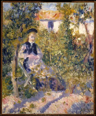 Nini in the Garden (Nini Lopez) — Pierre-Auguste Renoir