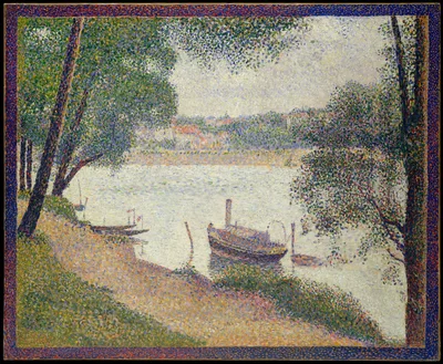 Gray Weather, Grande Jatte — Georges Seurat