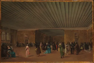 The Ridotto Pubblico at Palazzo Dandolo — Francesco Guardi