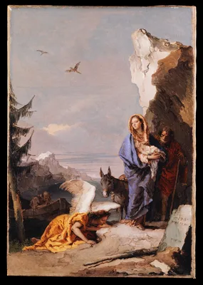 The Flight into Egypt — Giovanni Battista Tiepolo