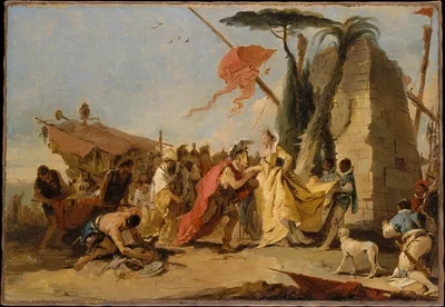 The Meeting of Antony and Cleopatra — Giovanni Battista Tiepolo