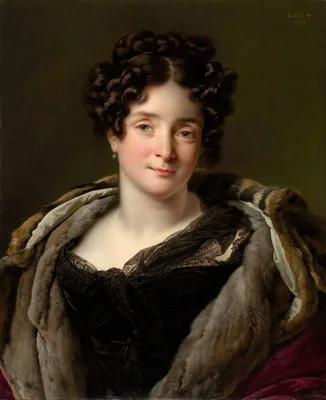 Madame Jacques-Louis-Étienne Reizet (Colette-Désirée-Thérèse Godefroy, 1782–1850) — Anne-Louis Girodet