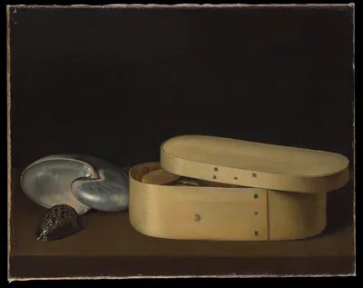 Still Life with Shells and a Chip-Wood Box — Sebastian Stoskopff