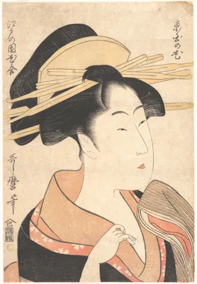 江戸の園花合　東屋の花 · Azumaya no Hana — Kitagawa Utamaro
