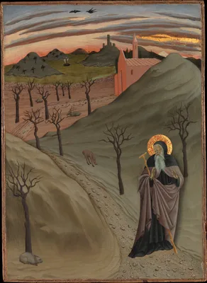 Saint Anthony the Abbot in the Wilderness — Master of the Osservanza