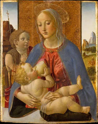 Madonna and Child with the Young Saint John the Baptist — Cosimo Rosselli