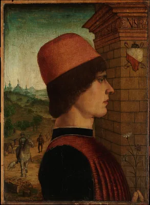 Portrait of a Man, possibly Matteo di Sebastiano di Bernardino Gozzadini — Maestro delle Storie del Pane