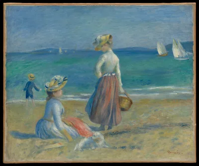 Figures on the Beach — Pierre-Auguste Renoir