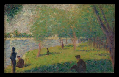 Study for "A Sunday on La Grande Jatte" — Georges Seurat