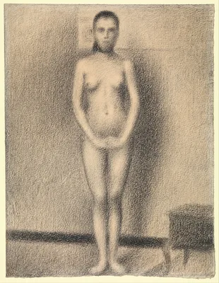 Study for "Poseuses" — Georges Seurat