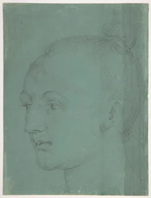 Head of a Young Woman — Albrecht Dürer