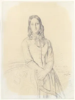 Portrait of Madame Gabrielle Marcotte de Quivières — Théodore Chassériau