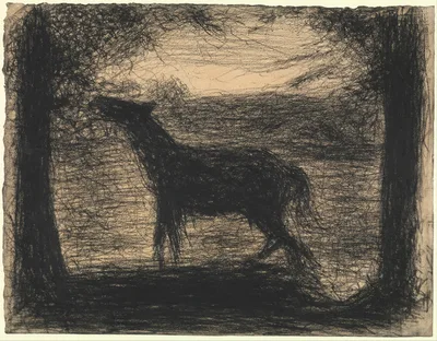 Foal (Le Poulain) [also called "The Colt"] — Georges Seurat