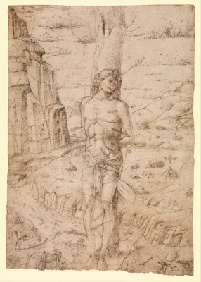 Saint Sebastian in a Landscape — Ferrara · Francesco del Cossa