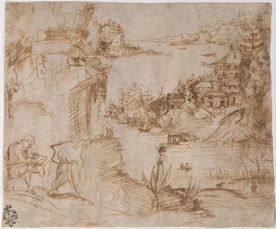 Landscape with Figure — The Veneto