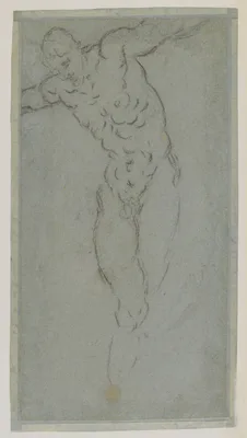 Reclining Male Figure — Jacopo Tintoretto