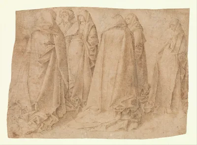 Group of Draped Figures — Antonello da Messina