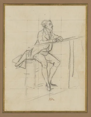 Seated Gentleman — Jacques-Louis David