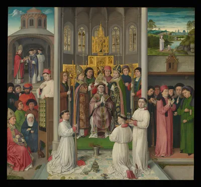 Scenes from the Life of Saint Augustine of Hippo — Master of the Legend of St. Augustine