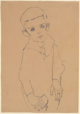 Portrait of Herbert Rainer — Egon Schiele