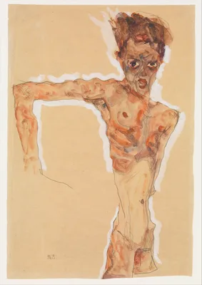 Self-Portrait — Egon Schiele
