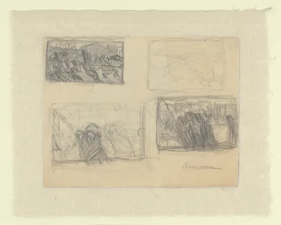 Sheet of Studies — Umberto Boccioni