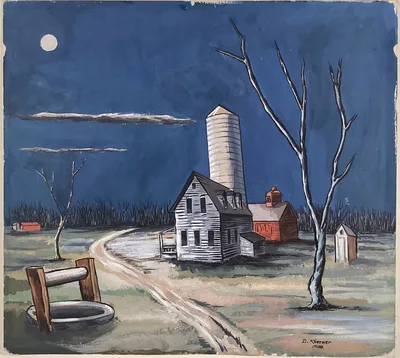 Farm in Moonlight — Danotto