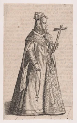 Mary, Queen of Scots (from "Teatro Belgico, overo ritratti historici, chronologici, politici, e geografici, délie sette provincie unité," volume I, page 412) — Mary, Queen of Scots · Gregorio Leti