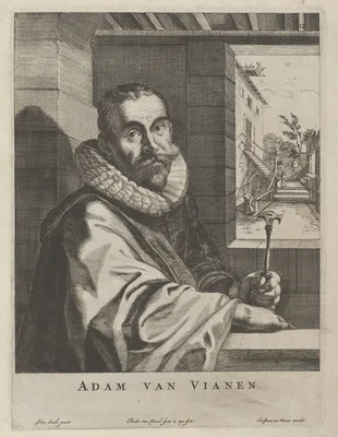 Modelli Artificiosi (...) Parte seconda (Plate 18: Portrait of Adam van Vianen) — Theodor van Kessel · Christiaen van Vianen · John Smith