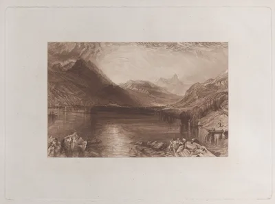 The Lake of Zug — John Ruskin · Joseph Mallord William Turner · Thomas Goff Lupton