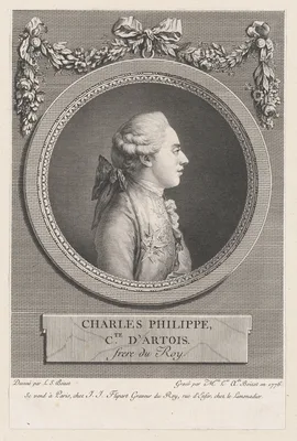 Charles Phillipe, Count of Artois, Brother of the King — Jean Jacques Flipart · Louis Simon Boizot · Marie Louise Adélaide Boizot