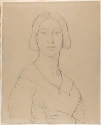 Portrait of Madame Paul Meurice, née Palmyre Granger — Jean-Auguste-Dominique Ingres