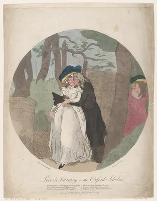 Love and Learning, or the Oxford Scholar — S. W. Fores · Thomas Rowlandson · Benjamin Smith