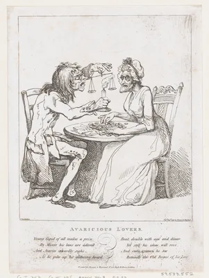 Avaricious Lovers — George Murgatroyd Woodward · Henry Wigstead · Thomas Rowlandson · Samuel Hooper