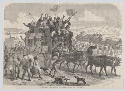 Emancipated Blacks in the United States, from "Le Journal Illustré" — Frédéric Lix · Amand Jacob