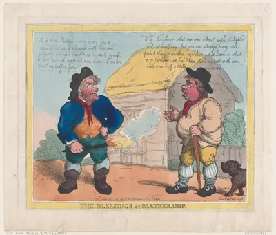 The Blessings of Partnership — George Murgatroyd Woodward · Thomas Rowlandson