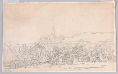 The Pardon of Saint-Anne-La-Palud — Eugène Louis Boudin